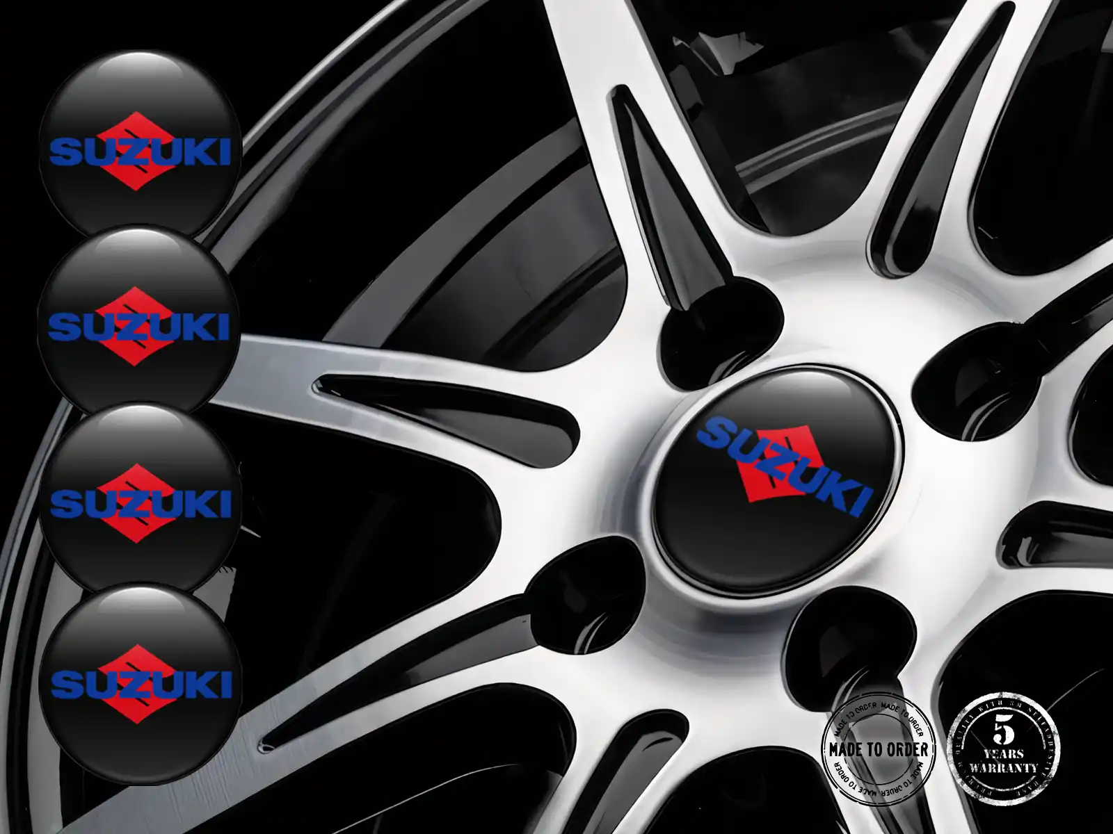 Suzuki Calcomanías de Cúpula Edición Emblemas Autos Custom
